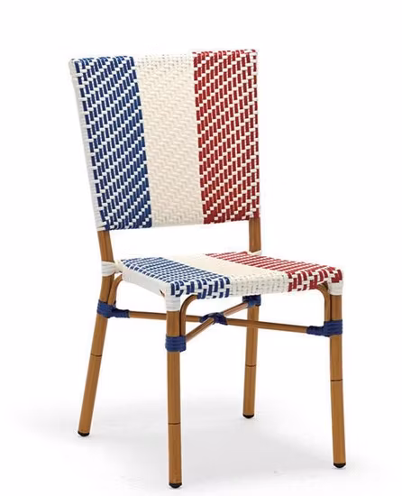 Chinês moderno lazer ao ar livre jardim pátio restaurante casa sala de estar mesa de madeira vime sofá de vime alumínio metal interior sala de estar bar móveis de jantar